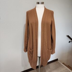 Vince Cardigan Cashmere Long Line Open Front Luxury Closet Staple size Small